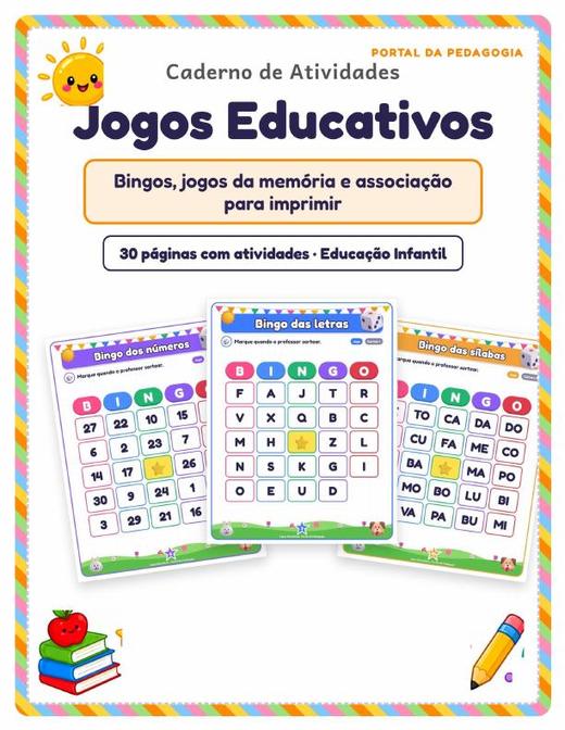 Capa do material nº 028: Jogos Educativos