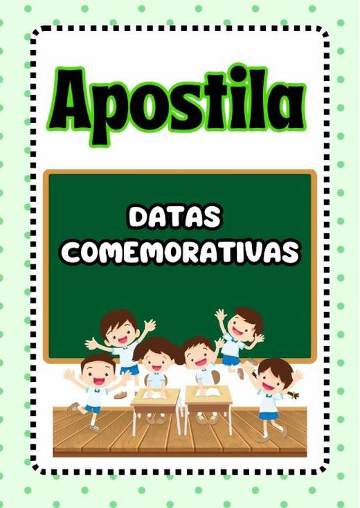 Capa do material nº 099: Apostila de Datas Comemorativas