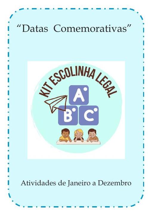 Capa do material nº 100: Atividades de Datas Comemorativas 1
