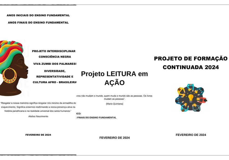 Capa do material nº 104: Kit Gestão Escolar: Projetos