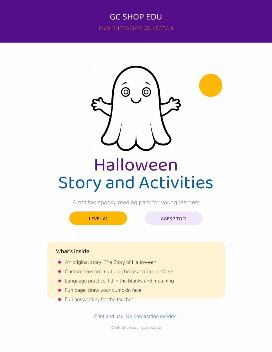 Capa: Halloween Story and Activities
